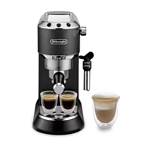 De'Longhi Dedica Style Pump Espresso Coffee Machine - Black