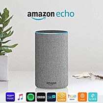 Amazon Echo - Heather Grey Fabric (2nd Generation)