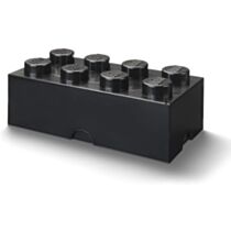 Lego Storage Brick 8 Knobs - Black