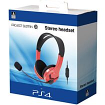 OFFICIAL PS4 HEADSET - RED