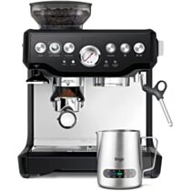 Sage the Barista Express Coffee Machine with Milk Frother - Black Truffle