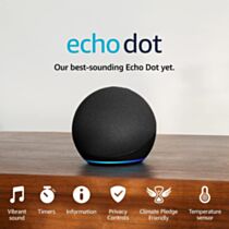 Amazon Echo Dot 5th Gen Smart Speaker with Alexa - Charcoal (2022 release)