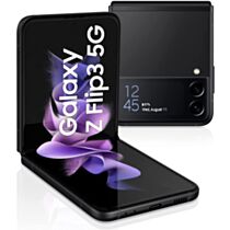 Samsung Galaxy Z Flip 3 5G Smartphone (SM-F711B) - 128GB Storage, 8GB RAM, Phantom Black