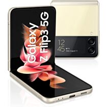 Samsung Galaxy Z Flip 3 5G Smartphone - 128GB Storage, 8GB RAM, Cream