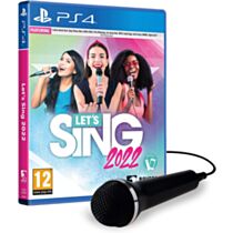Let's Sing 2022 PS4 Game And Mic