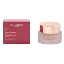 Clarins Extra Comfort SPF 15 Anti-Ageing Foundation Replenishes,Illuminates 30ml - Shade: 107 beige