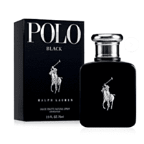 Polo Ralph Lauren Black Eau De Toilette Natural Spray 75ml