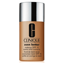 CLINIQUE EVEN BETTER MAKEUP SPF 15  EVENS AND CORRECTS 30ML    SHADE   WN120 PECAN  (D)  32 PECAN (D-G)