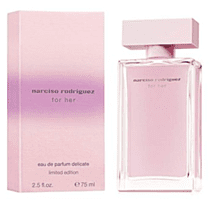 Narciso Rodriguez for Her Eau De Parfum Delicate Limited Edition 75ml