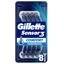 Gillette Sensor 3 Disposable Razors x8