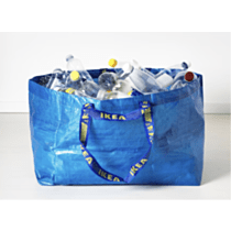 FRAKTA  Carrier bag, large Blue