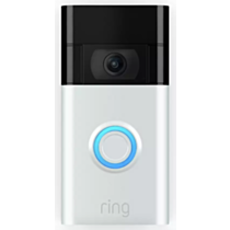 Ring Video Doorbell (2nd Gen) Wireless Video Security Camera by Amazon - Satin Nickel