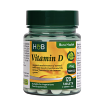 Holland & Barrett Vitamin D 1000 I.U 25ug 120 Tablets