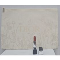 Dior Rouge Dior Long Wear Lipstick and Makeup Bag