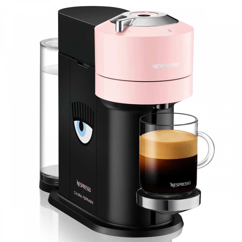 Nespresso x Chiara Ferragni Vertuo Next Coffee Machine Pink