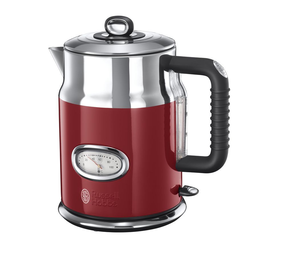 RUSSELL HOBBS Retro Vintage N21672 Jug Kettle Red
