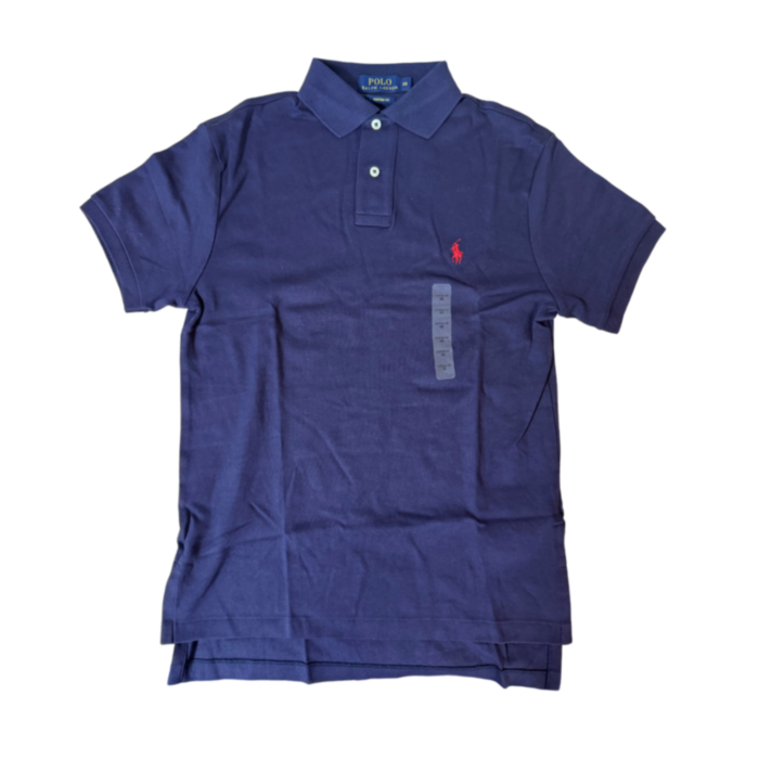 Polo Ralph Lauren Mens Polo Shirt Navy Blue - Size S