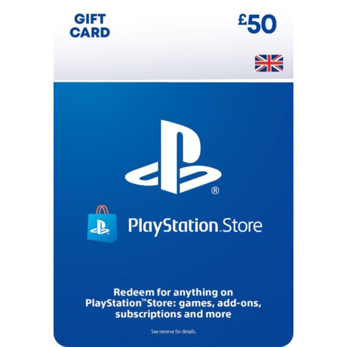 PlayStation PSN £50 GBP Wallet Top Up - Instant Digital Download