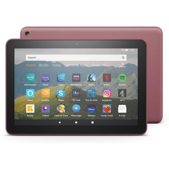 Amazon Fire HD Tablet: 8 inches, 2GB RAM, 32GB Storage, Plum