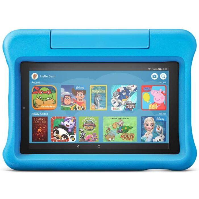 Amazon Fire 7 Kids Edition Tablet | 7" Display, 16 GB, - Blue Kid-Proof Case (Damaged Box)