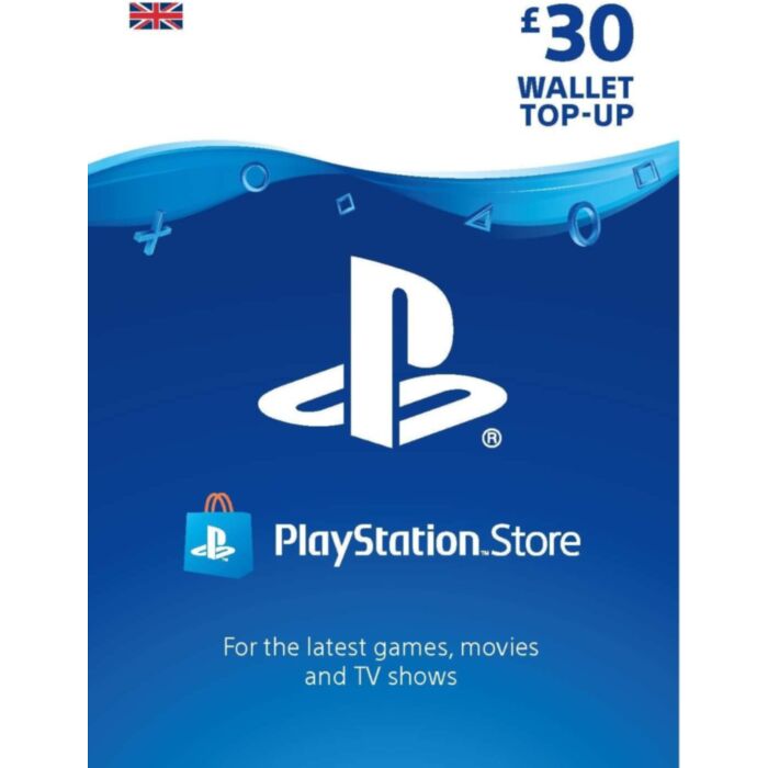 PlayStation PSN  £30 GBP Wallet Top Up - Instant Digital Download