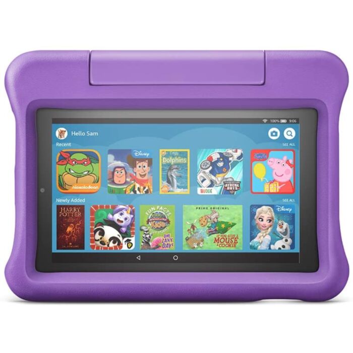 Amazon Fire 7 Kids Edition | 7" HD Display, 16GB Storage - Purple Kid-Proof Case