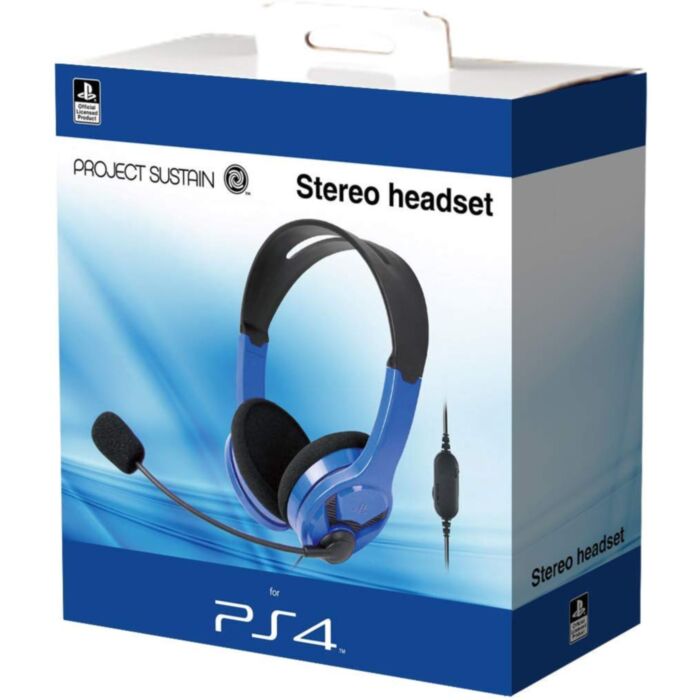OFFICIAL PS4 HEADSET - BLUE