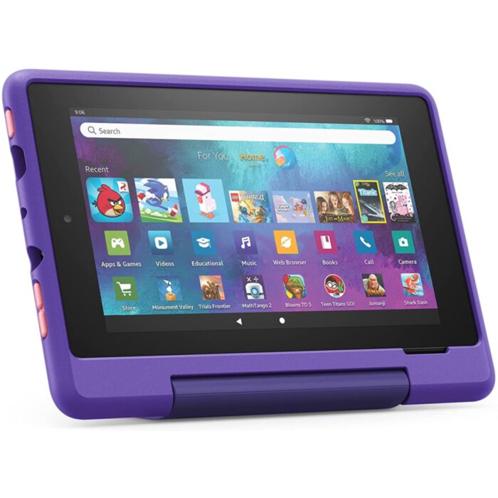 Amazon Fire HD 8 Kids Pro Tablet -  8" HD, 32 GB Storage, Purple Doodle Kid-Friendly Case