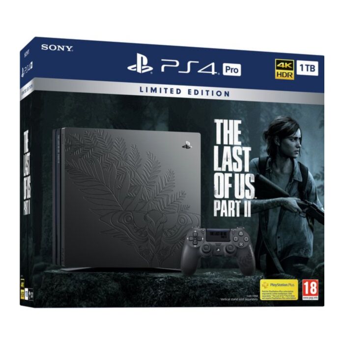 The Last of Us Part II Limited Edition PS4 Pro & 1 DualShock 4 Wireless Controller Bundle (PS4) 