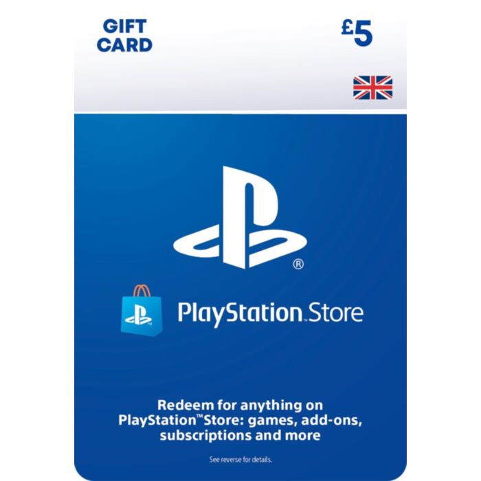 PlayStation PSN £5 GBP Wallet Top Up - Instant Digital Download