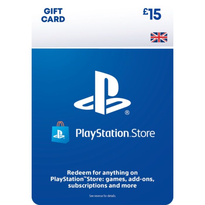 PlayStation PSN £15 GBP Wallet Top Up - Instant Digital Download