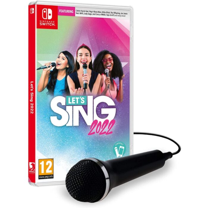 Let's Sing 2022 Nintendo Switch Game And Mic