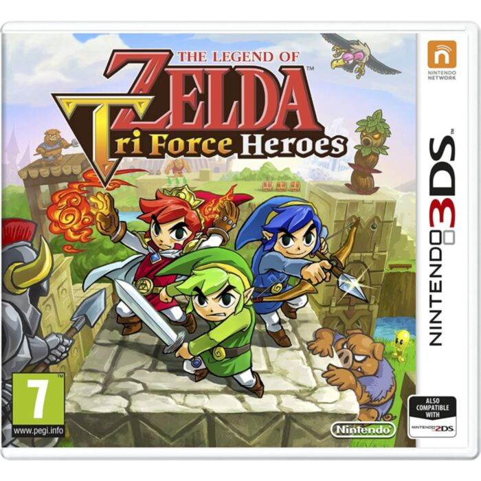 Nintendo 3ds Legend Of Zelda: Tri Force Heroes - Physical game