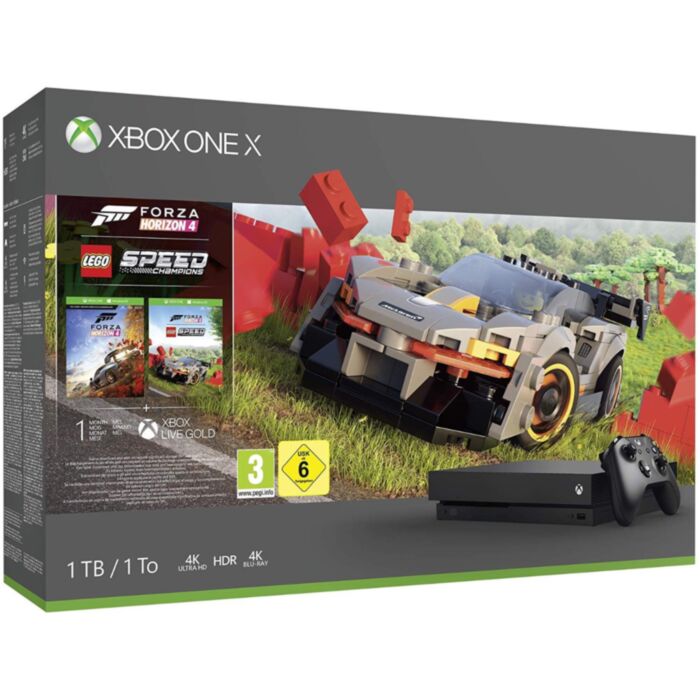 Xbox One X 1TB Console and Forza Horizon 4 & LEGO Speed Bundle