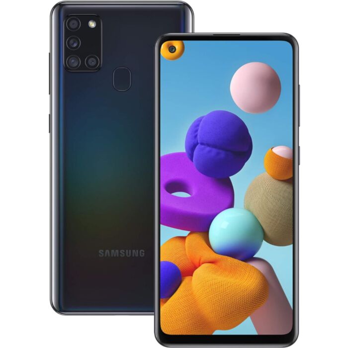 Samsung Galaxy A21S Smartphone - 4G, 4GB RAM, 32GB Storage, Black