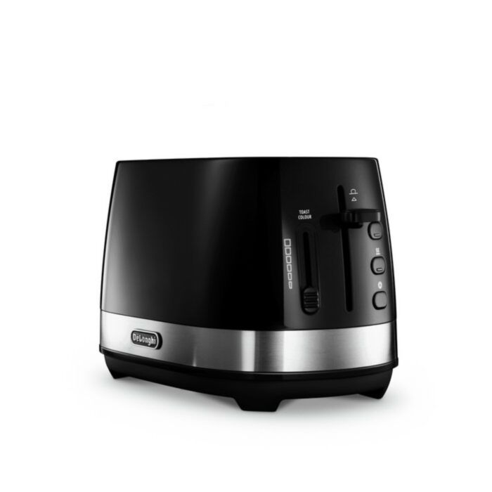 De'Longhi Active Line 2 Slice Toaster - Black