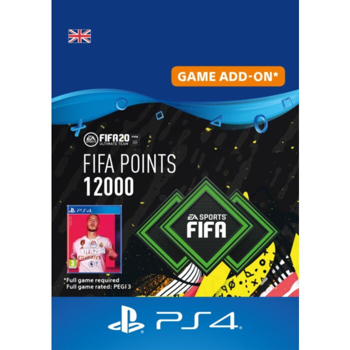 FIFA 20 Points 12000 - PS4 Instant Digital Download