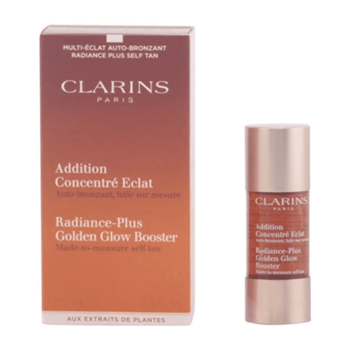 Clarins Radiance Plus Self Tan Addition Concentre Eclat Visage - Face Radiance-Plus Golden Glow Booster 15ml 