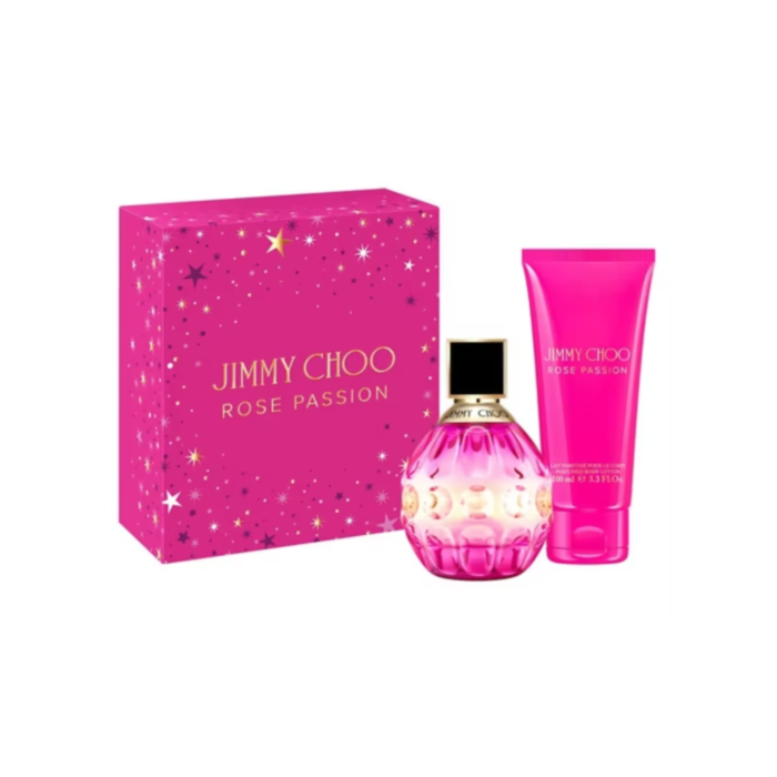  Jimmy Choo Rose Passion Gift Set Eau de Parfum 60ml & Body Lotion 100ml