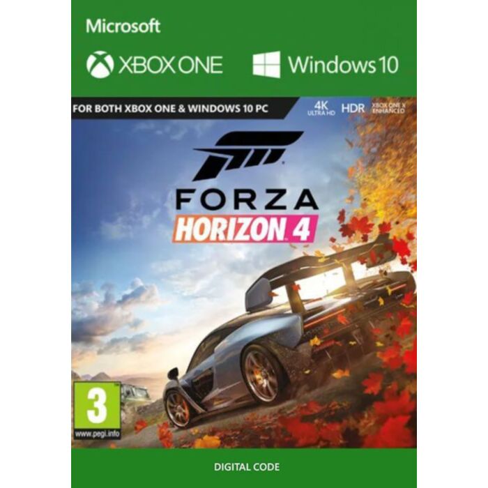 Forza Horizon 4  Standard Edition Xbox/PC Game Worldwide - Instant Digital Download