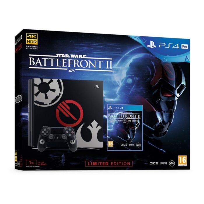 SONY PlayStation 4 Pro & Star Wars Battlefront II - Deluxe Limited Edition