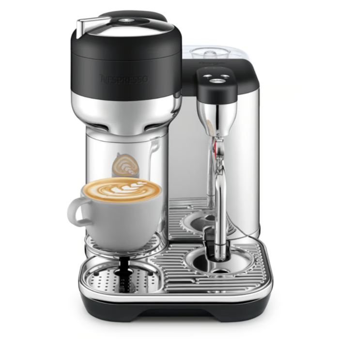 Sage Vertuo Creatista Stainless Steel Coffee Machine - Black Truffle