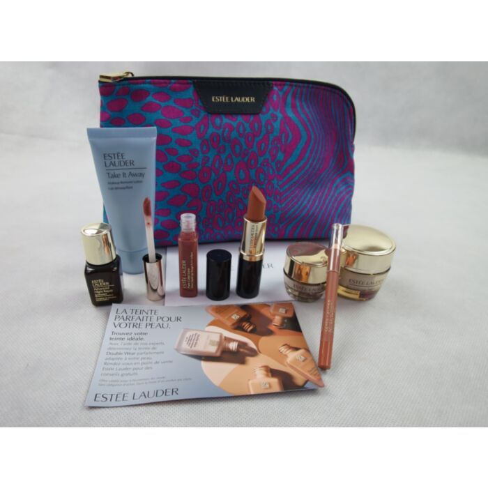 Estee Lauder 7 Pcs Gift Set Makeup Bag For All Skin Types