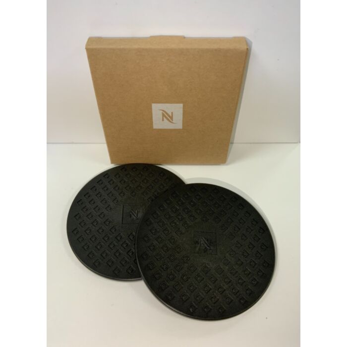 Nespresso Upcycled Coasters Kit - Black (2 Coasters)