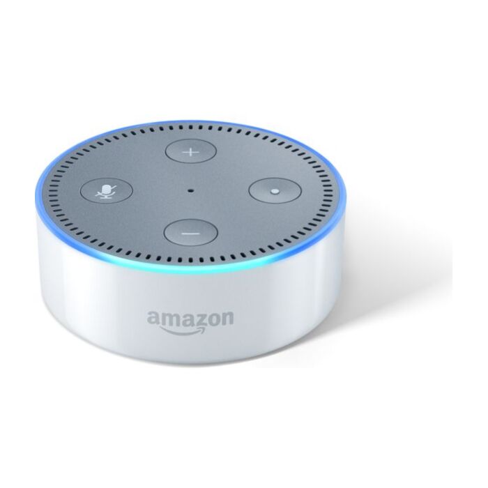 Amazon Echo Dot Smart Device with Alexa Voice Recognition & Control, White
