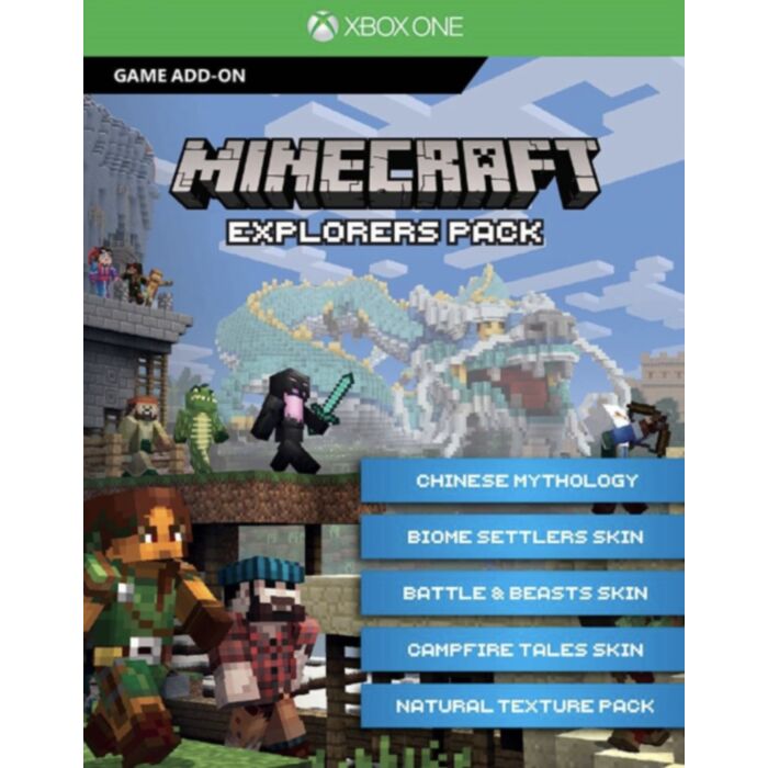 Minecraft Explorers Add On - Xbox Instant Digital Download