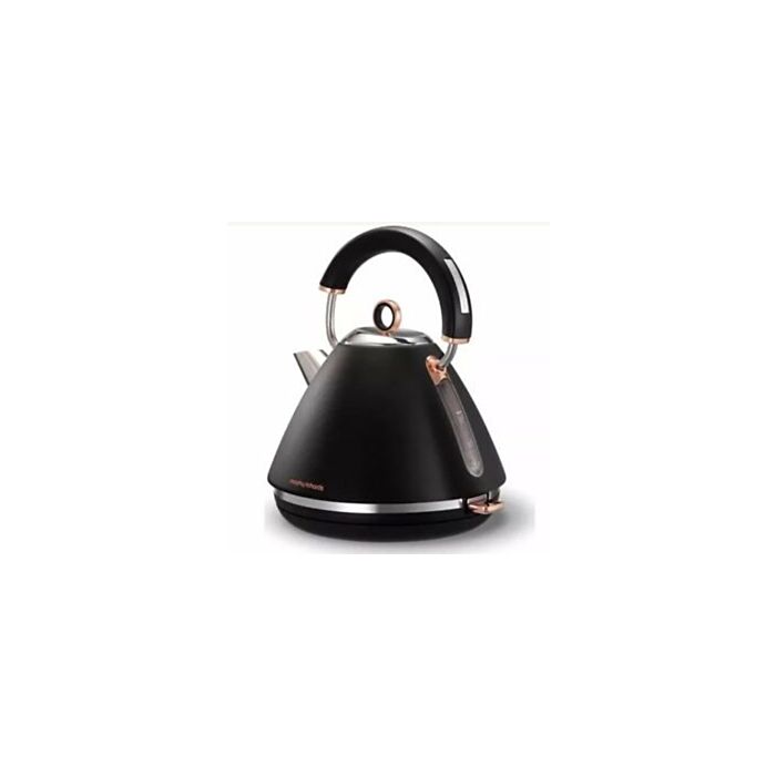 MORPHY RICHARDS Accents 102105 Traditional Kettle - Black & Rose Gold