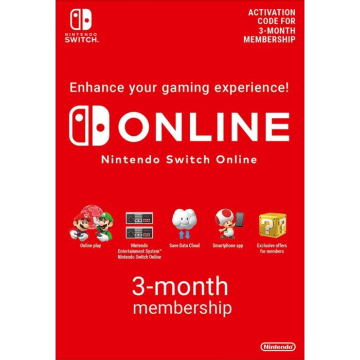 Nintendo Online Membership 3 Months UK - Instant Digital Download