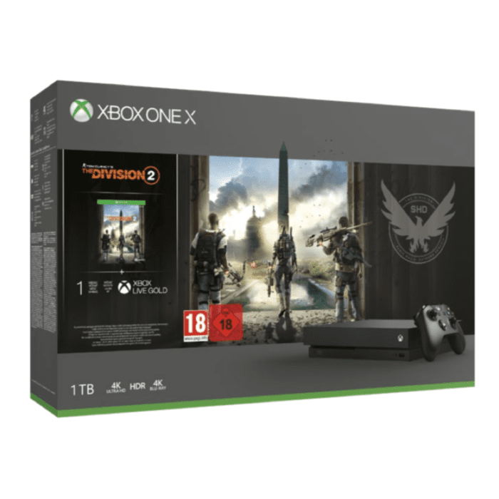 Xbox One X Console 1TB and Tom Clancy's The Division 2