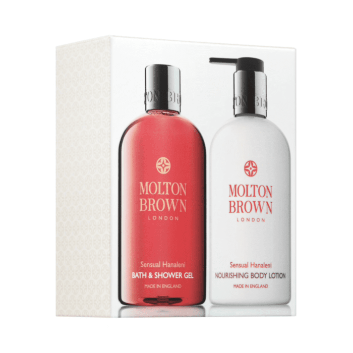 Molton Brown Sensual Hanaleni Bath & Shower Gel 300ml and Body Lotion 300ml